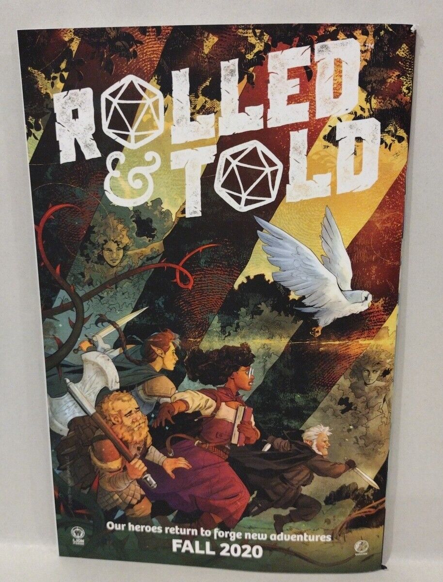 Rolled & Told (2018-19) #1-4, 6-12 Lion Forge Comic lot Of 11 issues D&D