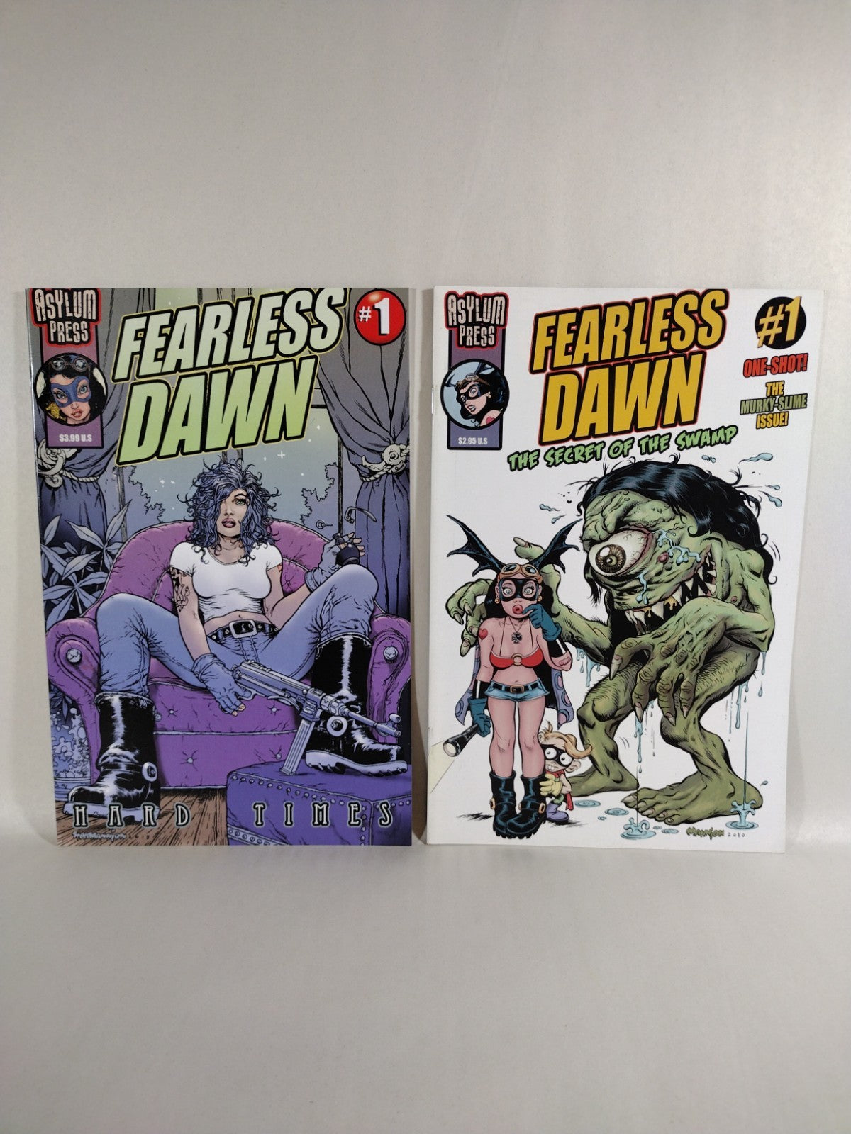 Fearless Dawn (2009) Complete Asylum Press Comic Series 1-4 +8 One Shots Mannion