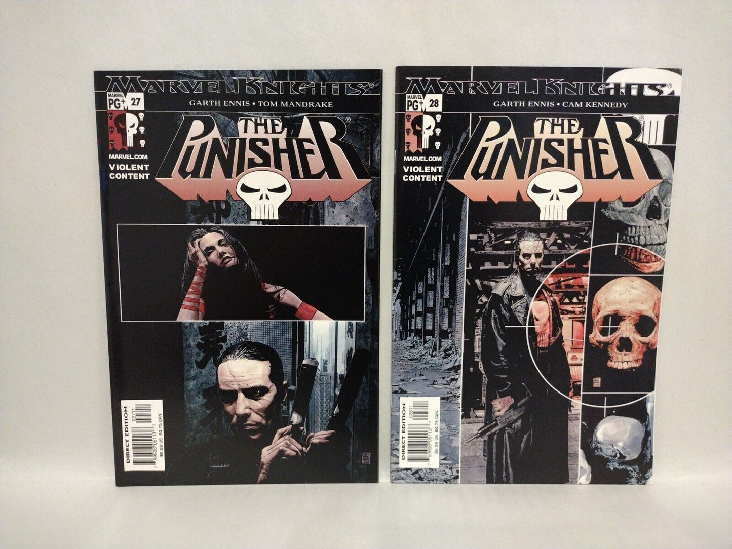 Marvel Knights Punisher (2003) Garth Ennis Comic #23-34 Lot Set Run VF-NM