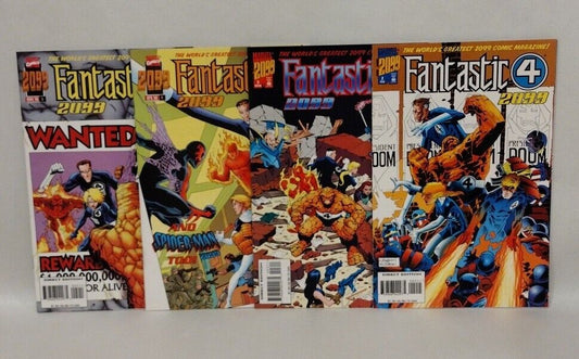 Fantastic Four 2099 (1996) Marvel Comic Lot #2 3 4 5 Spider-Man VF-NM