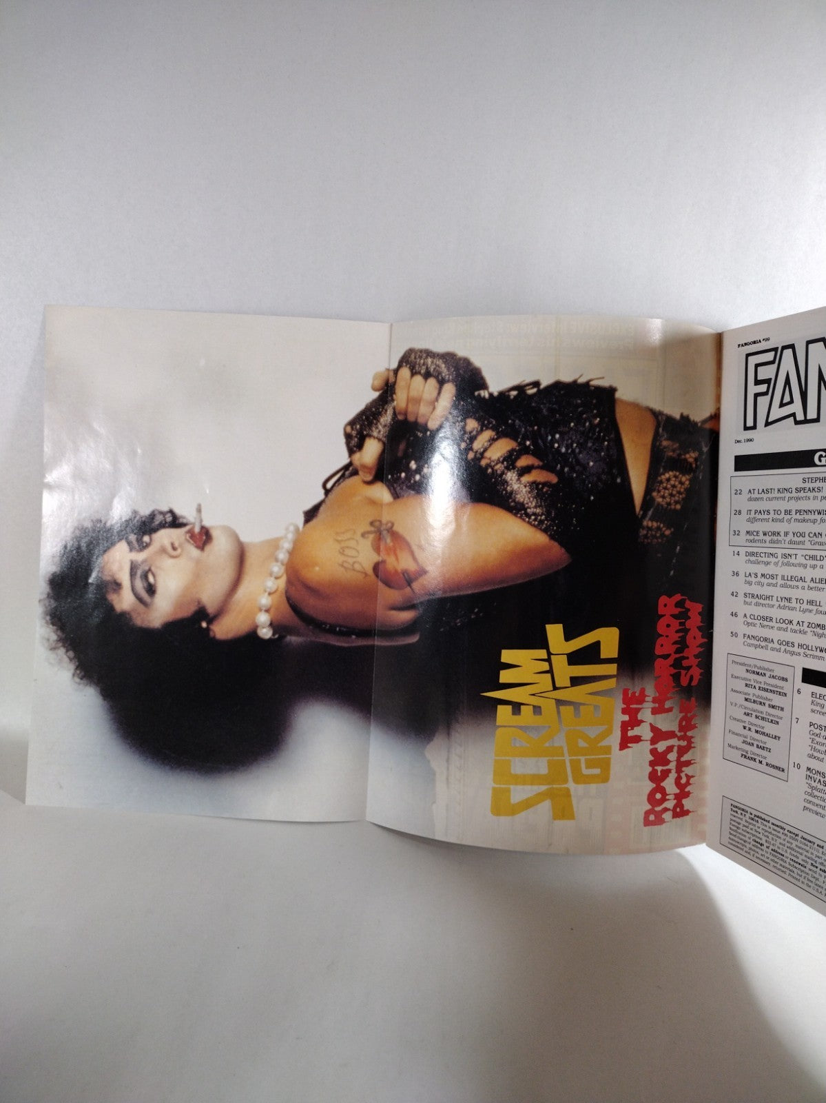 Fangoria Magazine 99 (1990) Rocky Horror Picture Show Poster Predator Cover FN