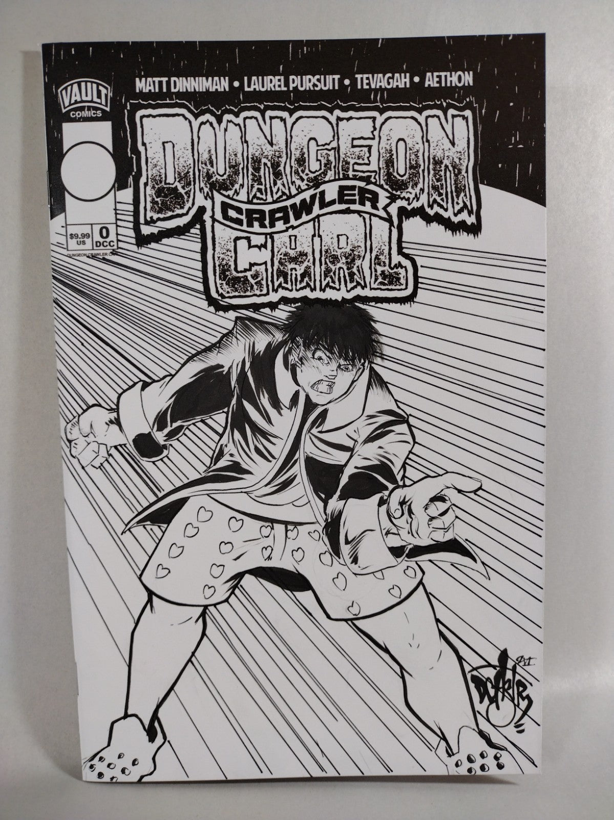 Dungeon Crawler Carl 0 (2026) Vault Comic Sketch Cover W Original DCastr Art 2nd