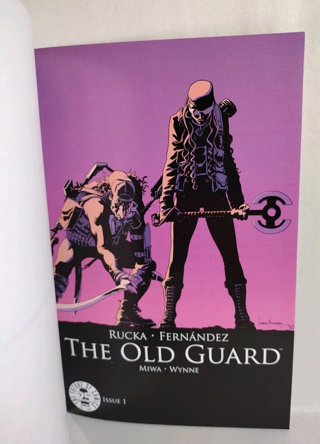 Old Guard #1 (2017) Image Comic Blind Box 25th Anniversary Blank Cover Variant 