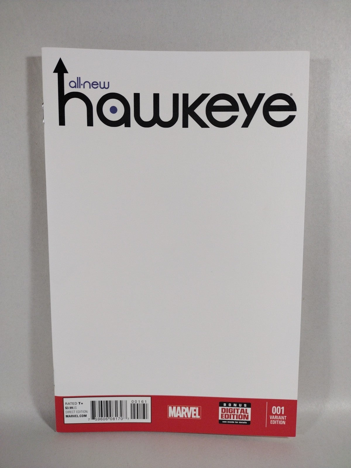 All New Hawkeye 1 (2015) Marvel Comic Blank Sketch Variant Cover Kate Bishop NM