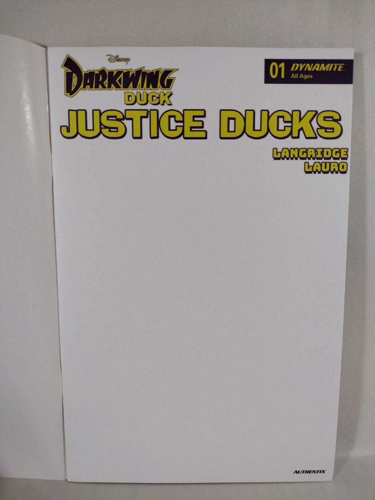 Darkwing Duck Justice Ducks #1 (2024) Disney Dynamite Comic Sketch Cover NM