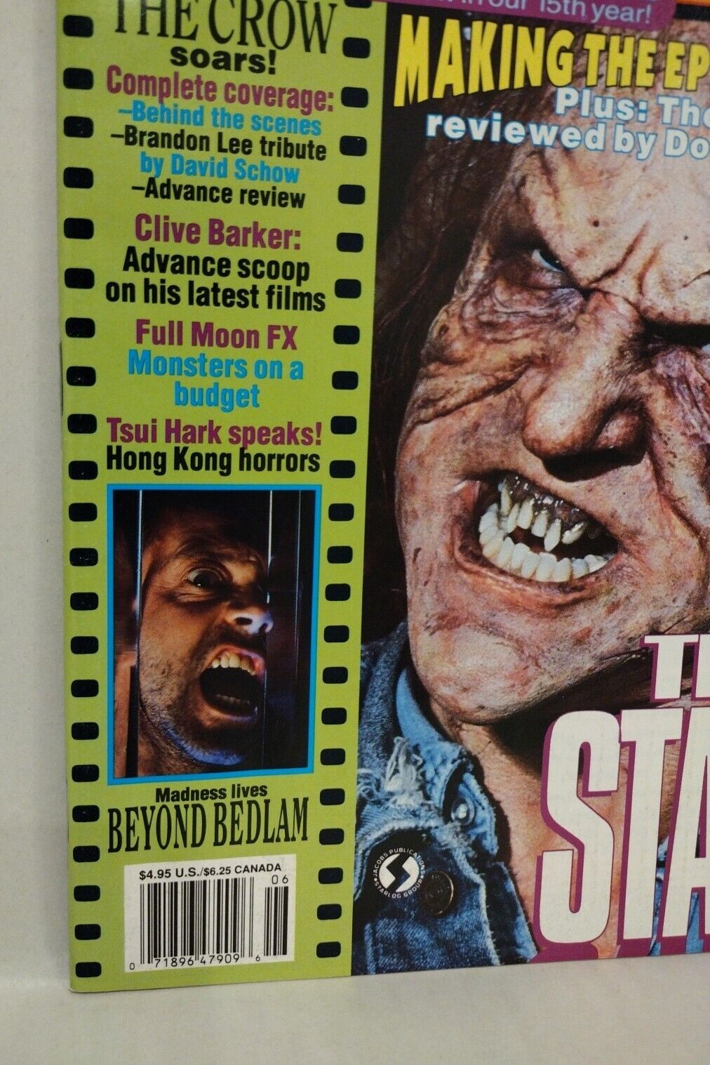 FANGORIA Magazine #133 (1994) The Crow Stephen King The Stand Beyond Bedlam 