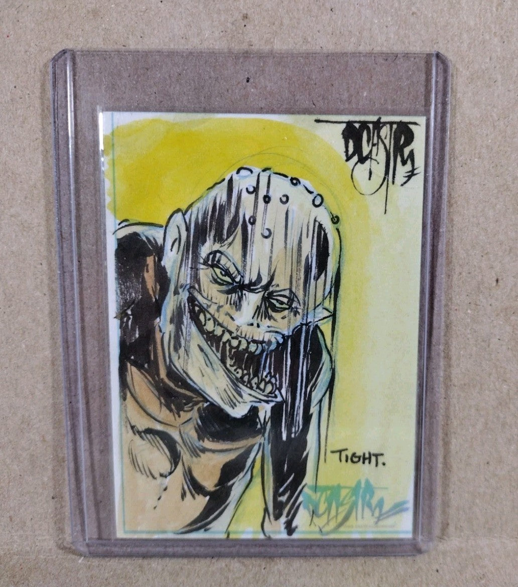 Dave Castr Crusin (2025) OAC Sketch Card W Original Tight Monster Art ACEO