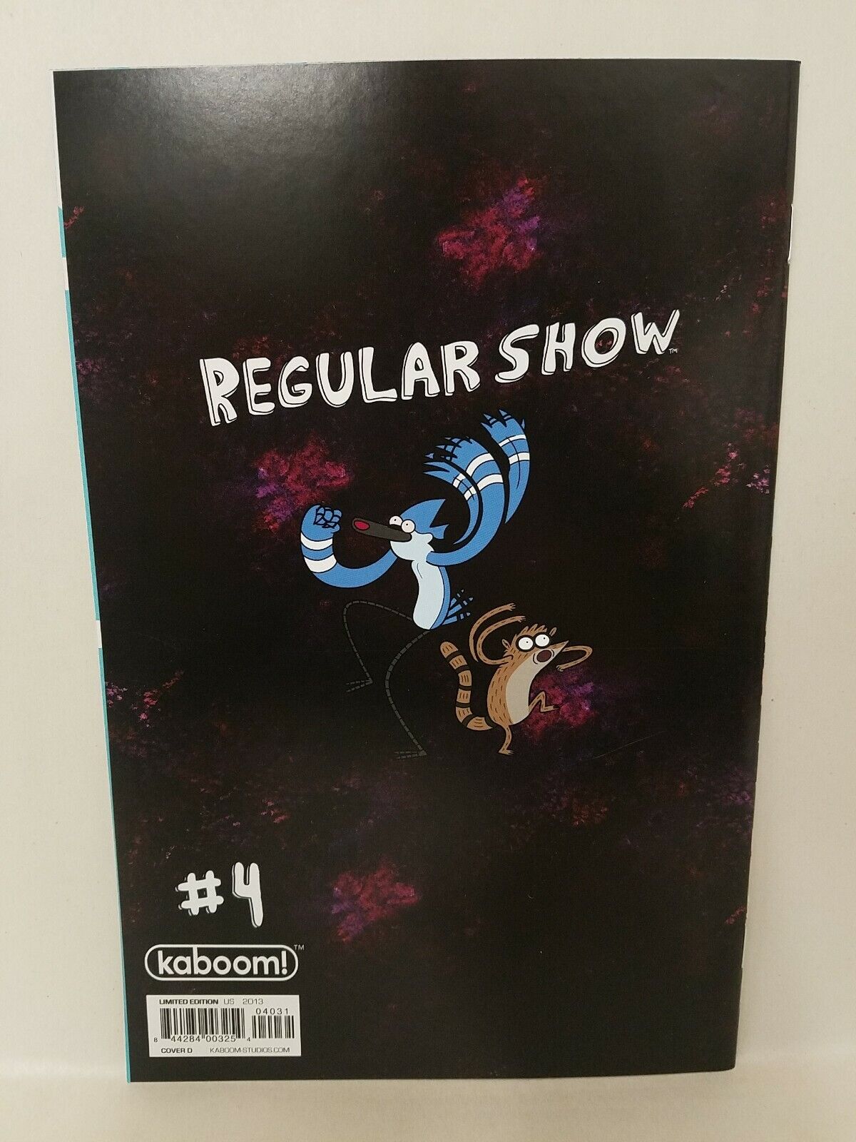 Regular Show #4 (2013) "Breakin" Homage Cover D Variant Comic NM Cartoon Network