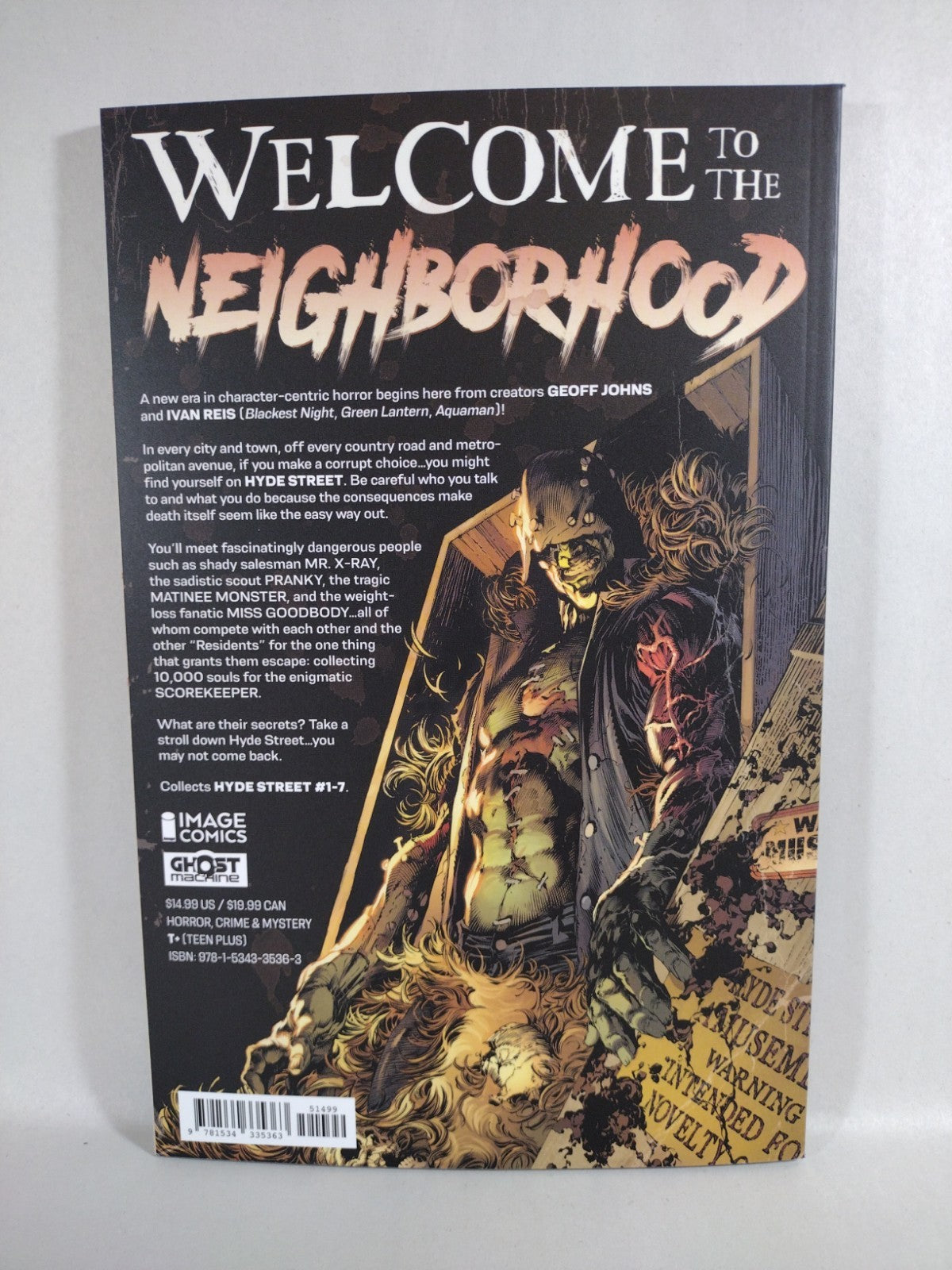 Hyde Street Vol 1 (2025) Image Comic Ghost Machine Geoff Johns Ivan Reis TPB New
