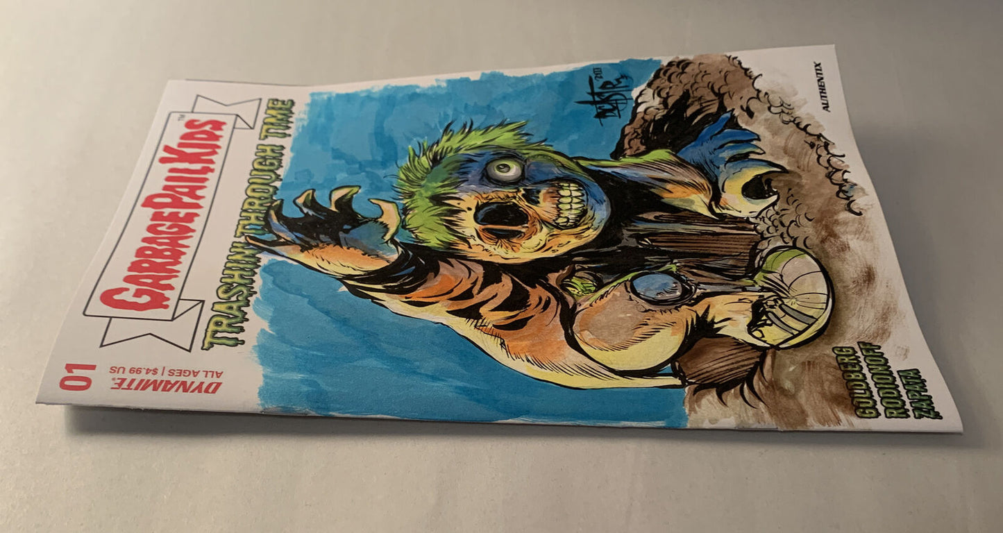 GARBAGE PAIL KIDS: TRASHIN THROUGH TIME #1 Blank Cover W Original Dave Castr Art