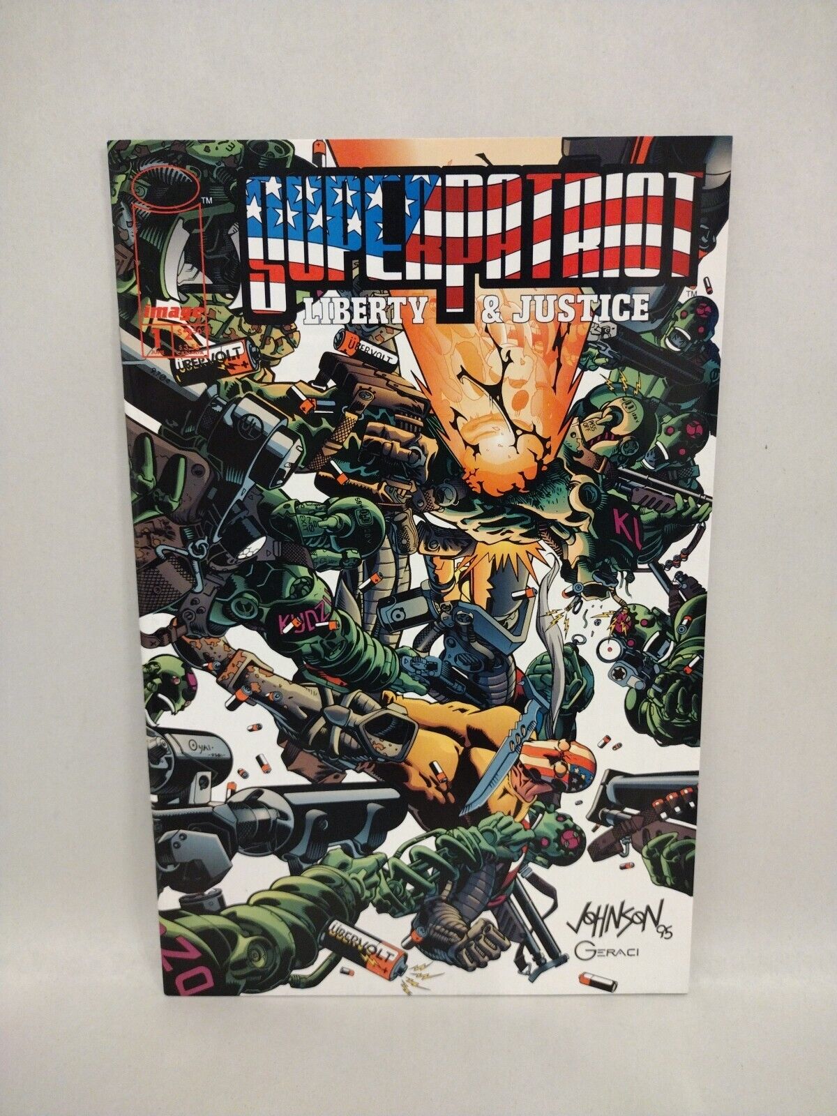 Super Patriot Liberty & Justice (1995) Complete Image Comic Mini-series #1 2 3 4