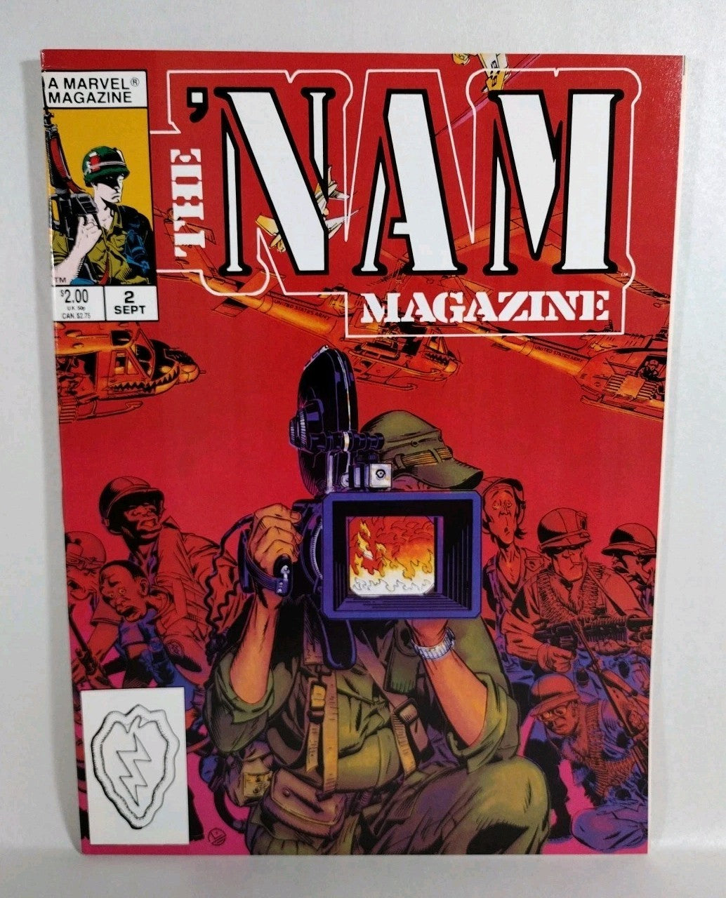 The NAM Magazine (1988) Marvel Comic Lot Set #1 2 3 4 5 Michael Golden FN