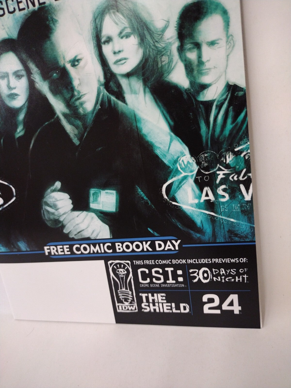 CSI Crime Scene Investigation 30 Days Of Night Shield 24 (2004) IDW FCBD Comic