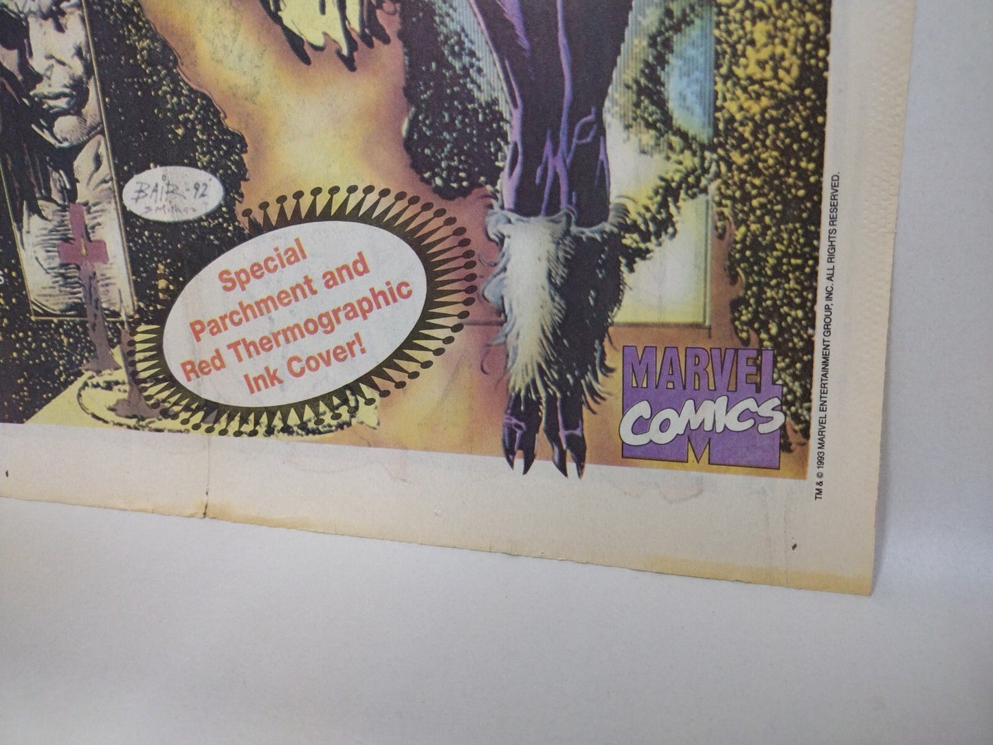 Hellstorm Prince Of Lies (1993) CSN 23 X 15" Newsprint Poster Ad Ships Rolled 