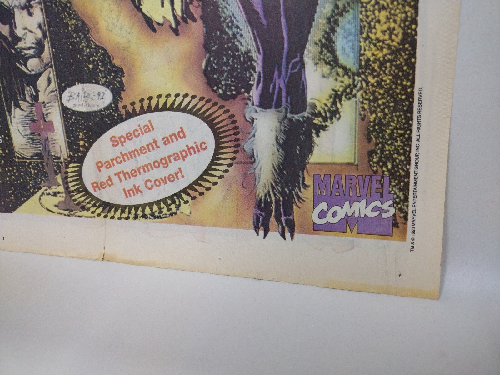 Hellstorm Prince Of Lies (1993) CSN 23 X 15" Newsprint Poster Ad Ships Rolled 