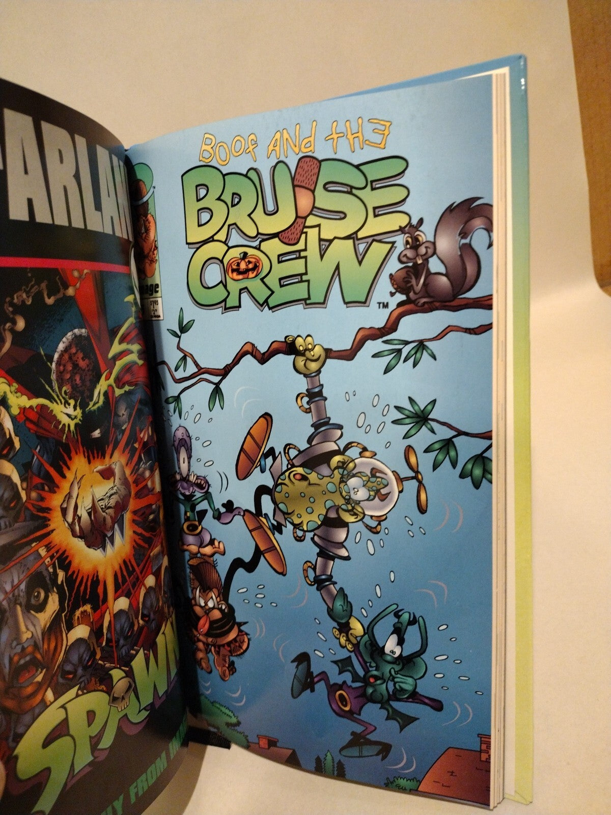 Boof & The Bruise Crew 1994 Complete Collection Custom Bound Image Comic HC ARG