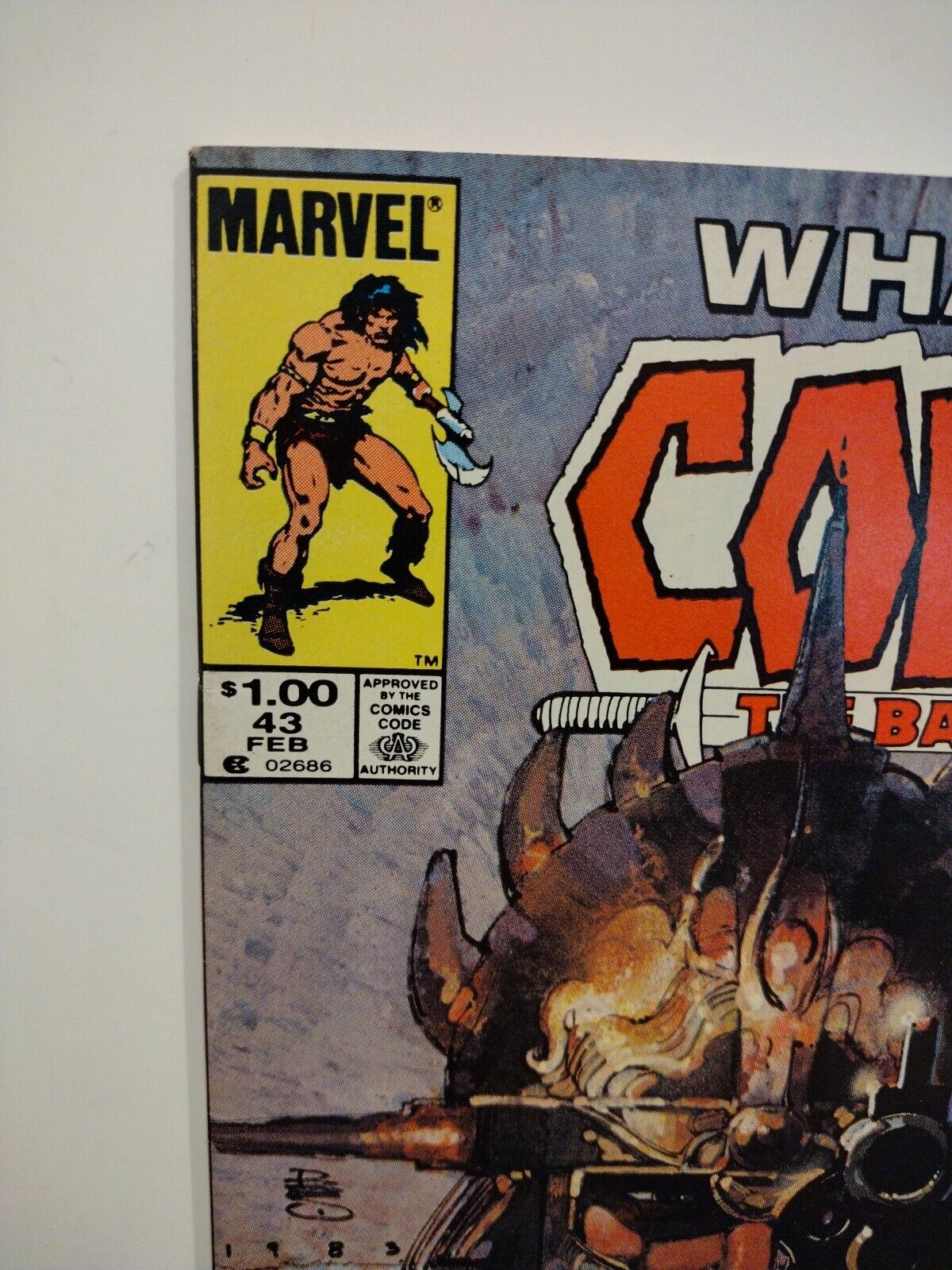 What If? #43 Conan the Barbarian Stranded in the 20th Century Bill Sienkiewicz