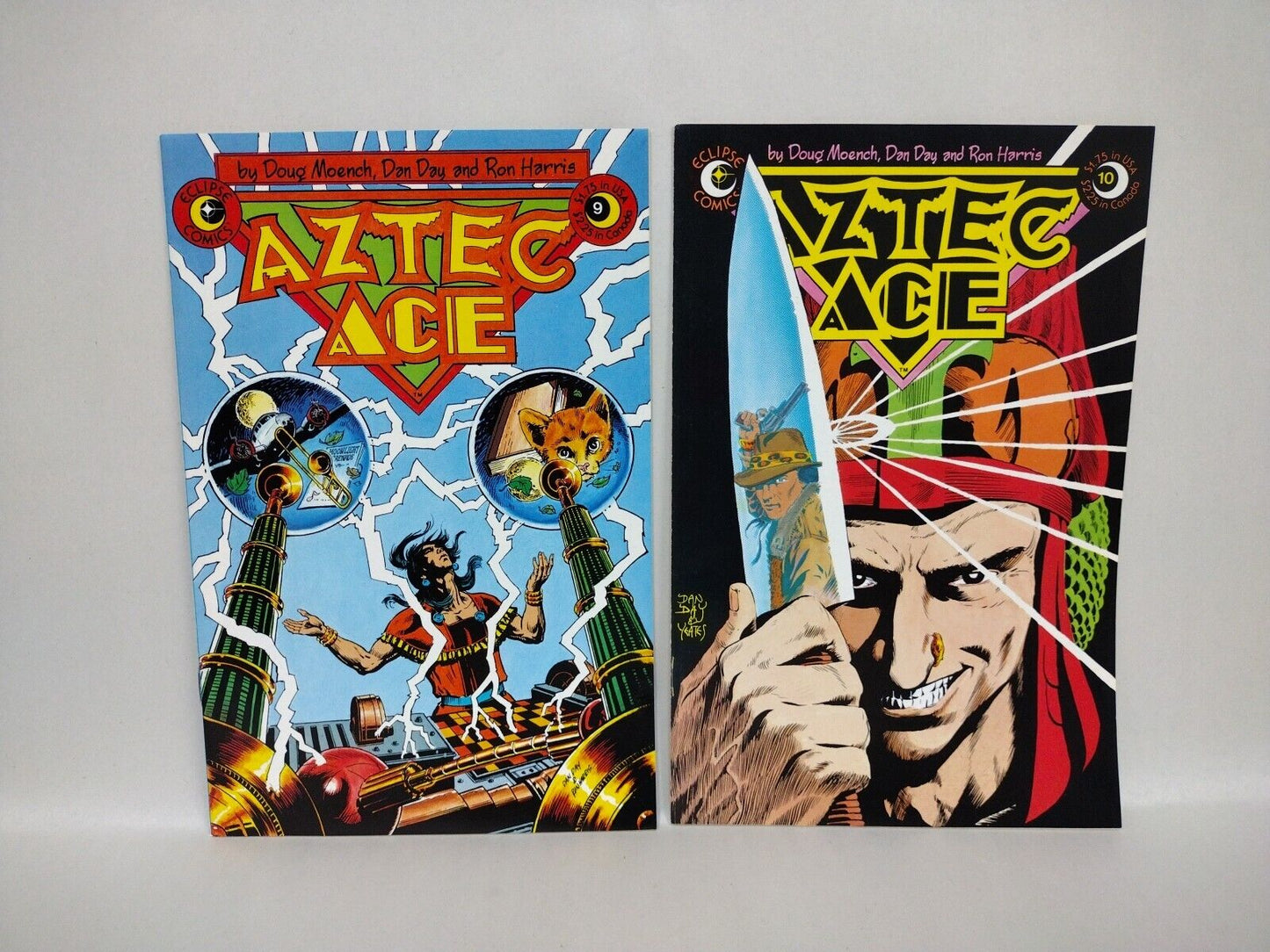 Aztec Ace (1984) Complete Eclipse Comic Lot Set #1-15 Doug Moench Nestor Redondo