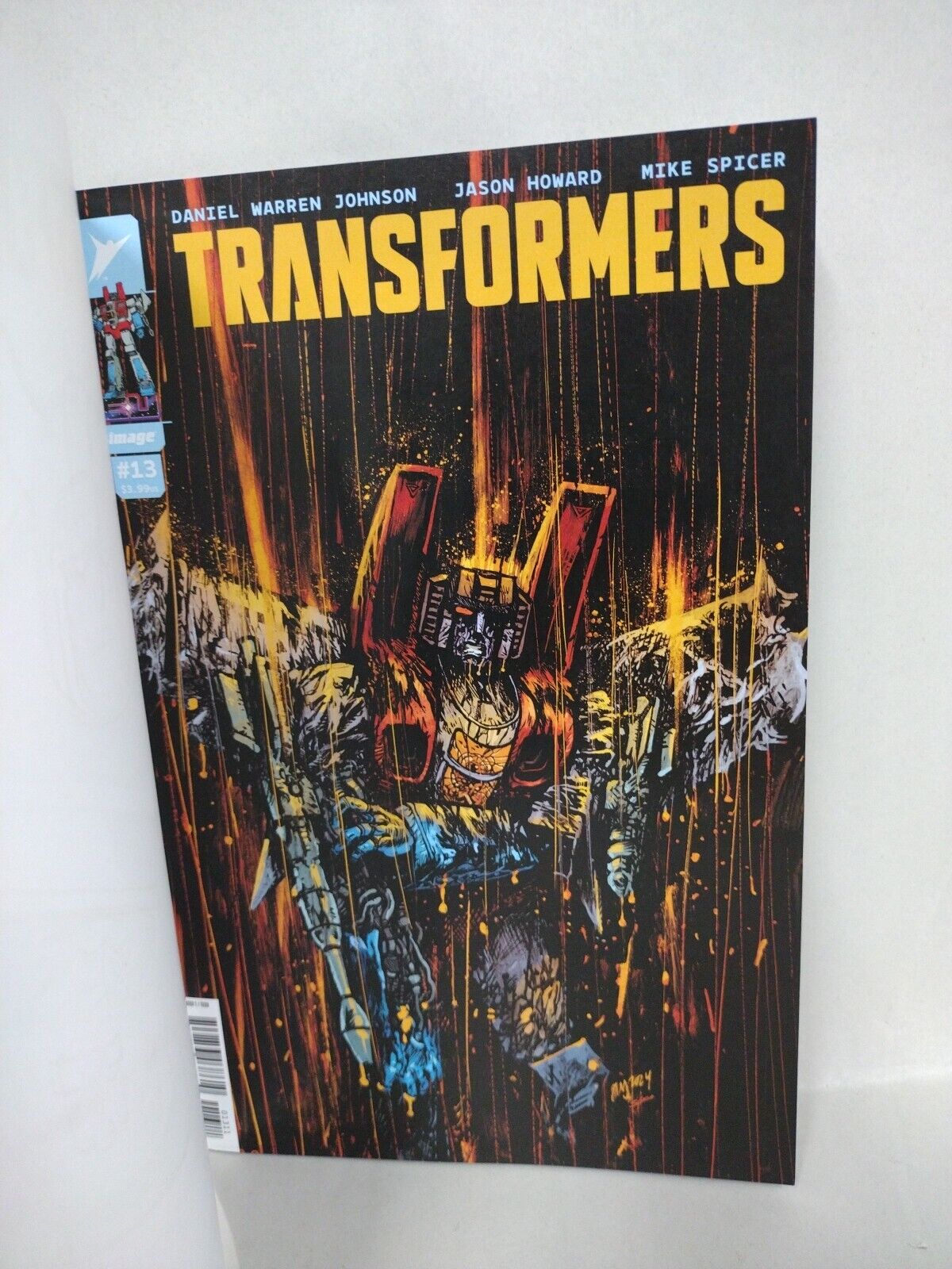 Transformers #13 (2024) Image Comic Sketch Var Cover W Original Cliff Jumper Art