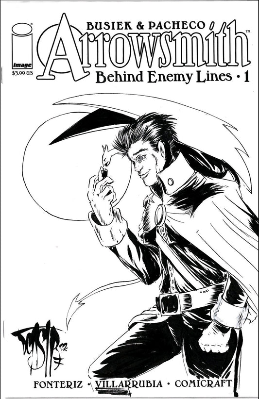 Arrowsmith #1 (2022) Image Sketch Cover Variant Comic W Original Dave Castr Art