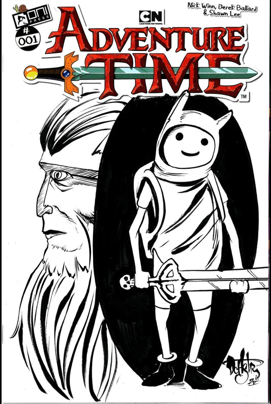 Adventure Time #1 (2025) Oni Press Sketch Cover Comic W Original Dave Castr Art