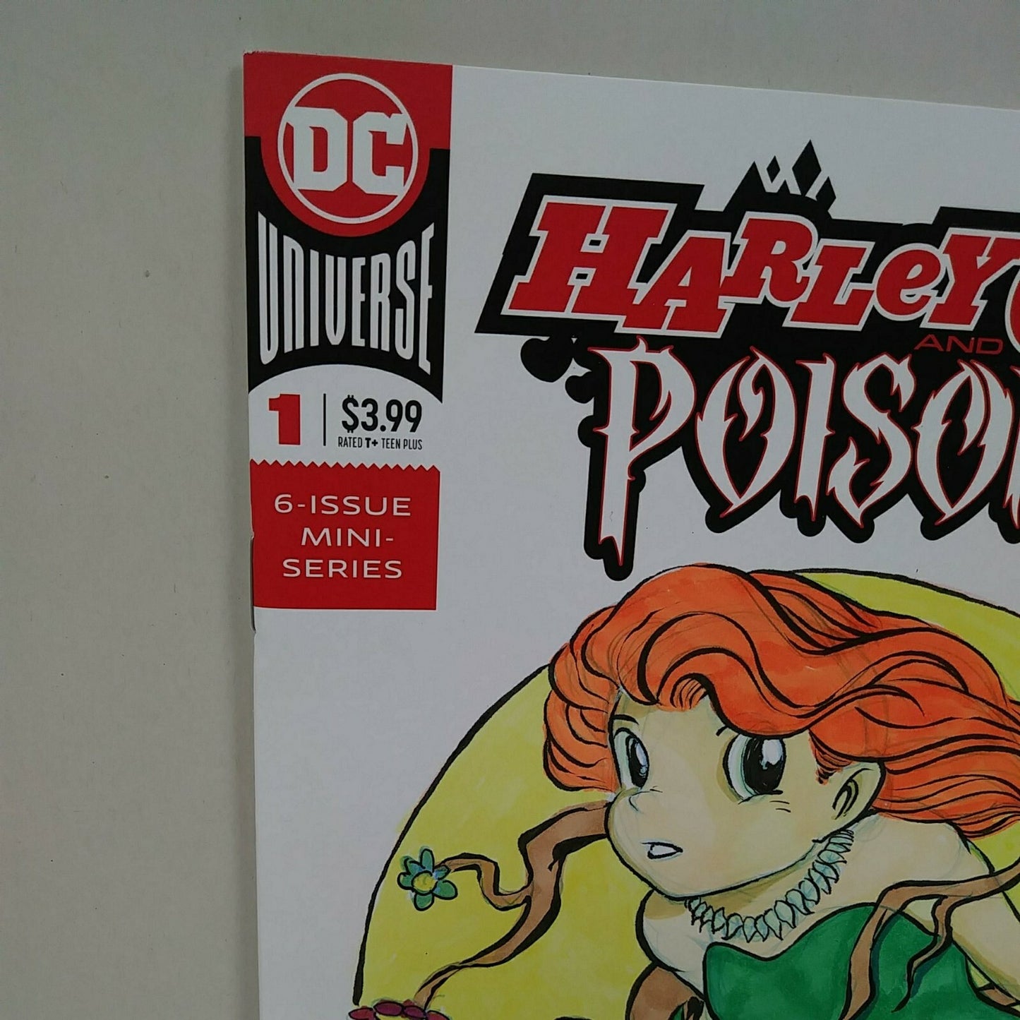 Harley Quinn Poison Ivy 1 (2019) DC Sketch Cover Comic W Original Dave Castr Art