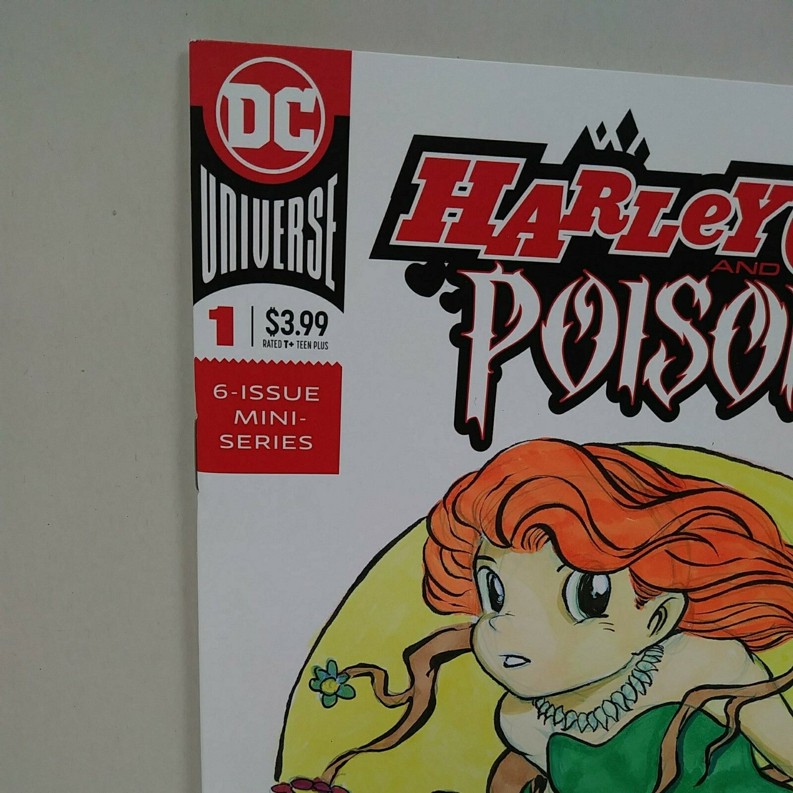 Harley Quinn Poison Ivy 1 (2019) DC Sketch Cover Comic W Original Dave Castr Art