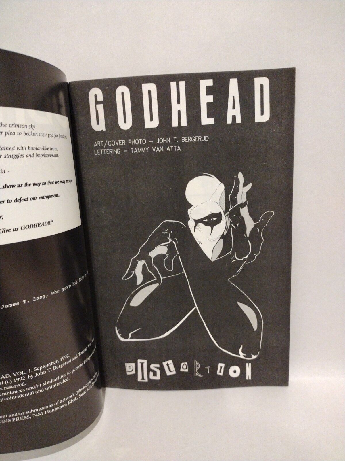 Godhead (1992) Anubis Comic Lot Set #1 & Limited ED SIGNED #'d 2 Bergerud Atta