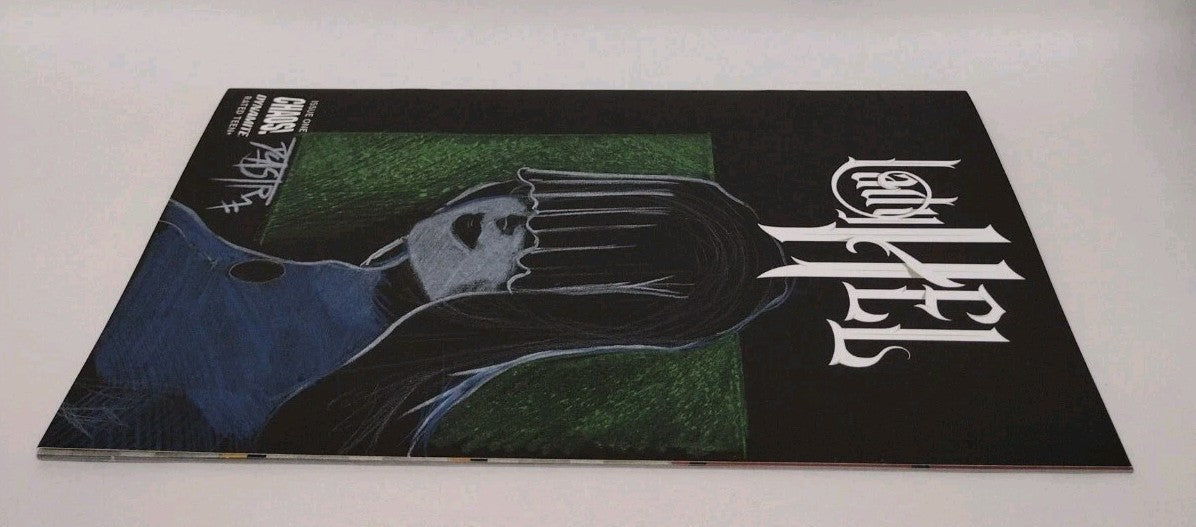 Lady Hel #1 (2022) Dynamite Black Sketch Cover Comic w Original Art Dave Castr