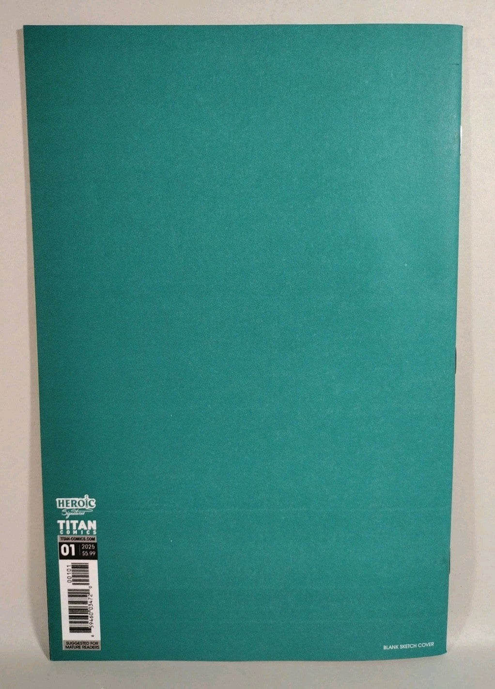 Solomon Kane #1 (2025) Titan Sketch Cover Var Comic w Original Dave Castr Art