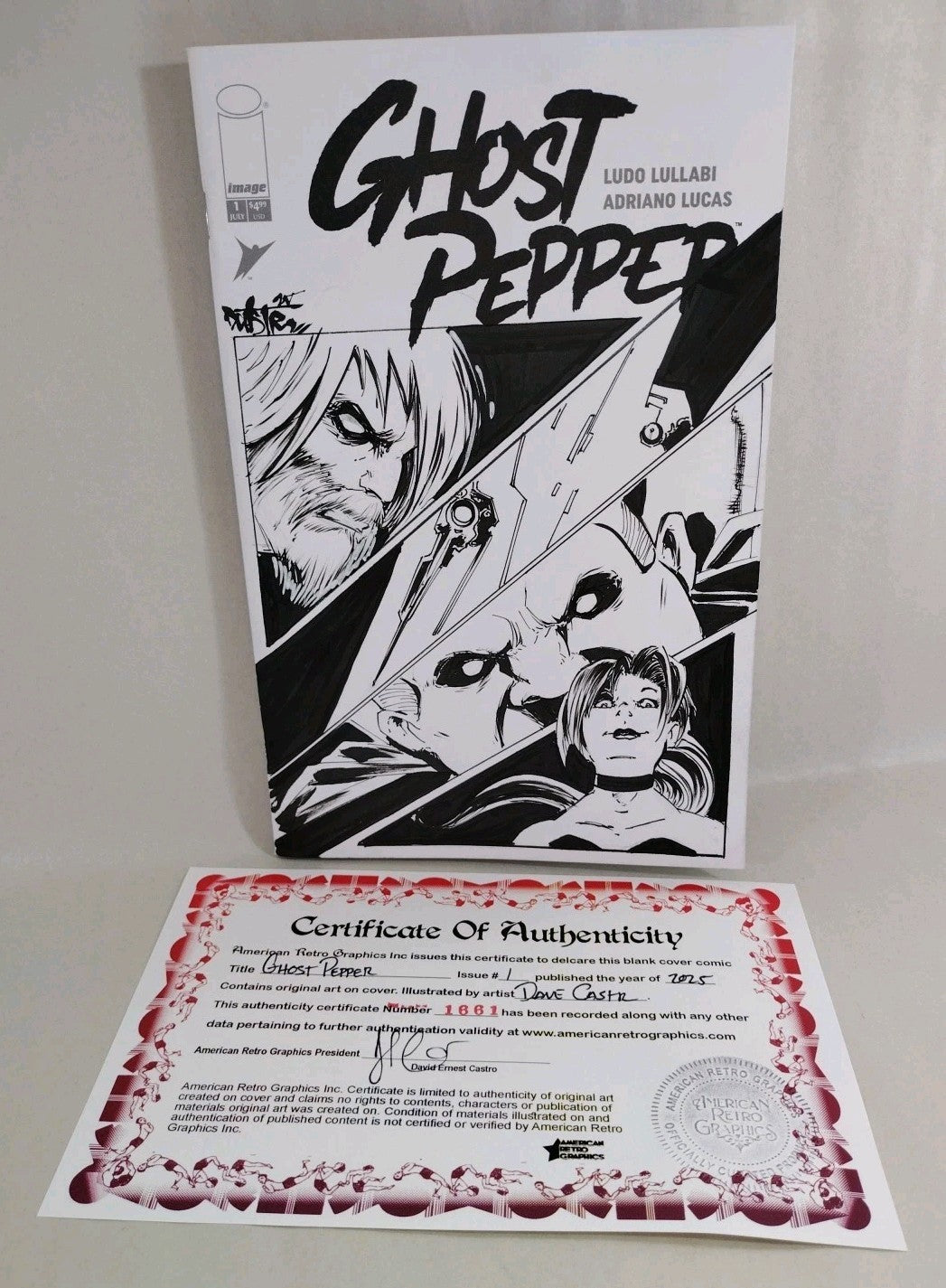 Ghost Pepper 1 (2025) Image Comic Sketch Cover Variant W Original Dave Castr Art
