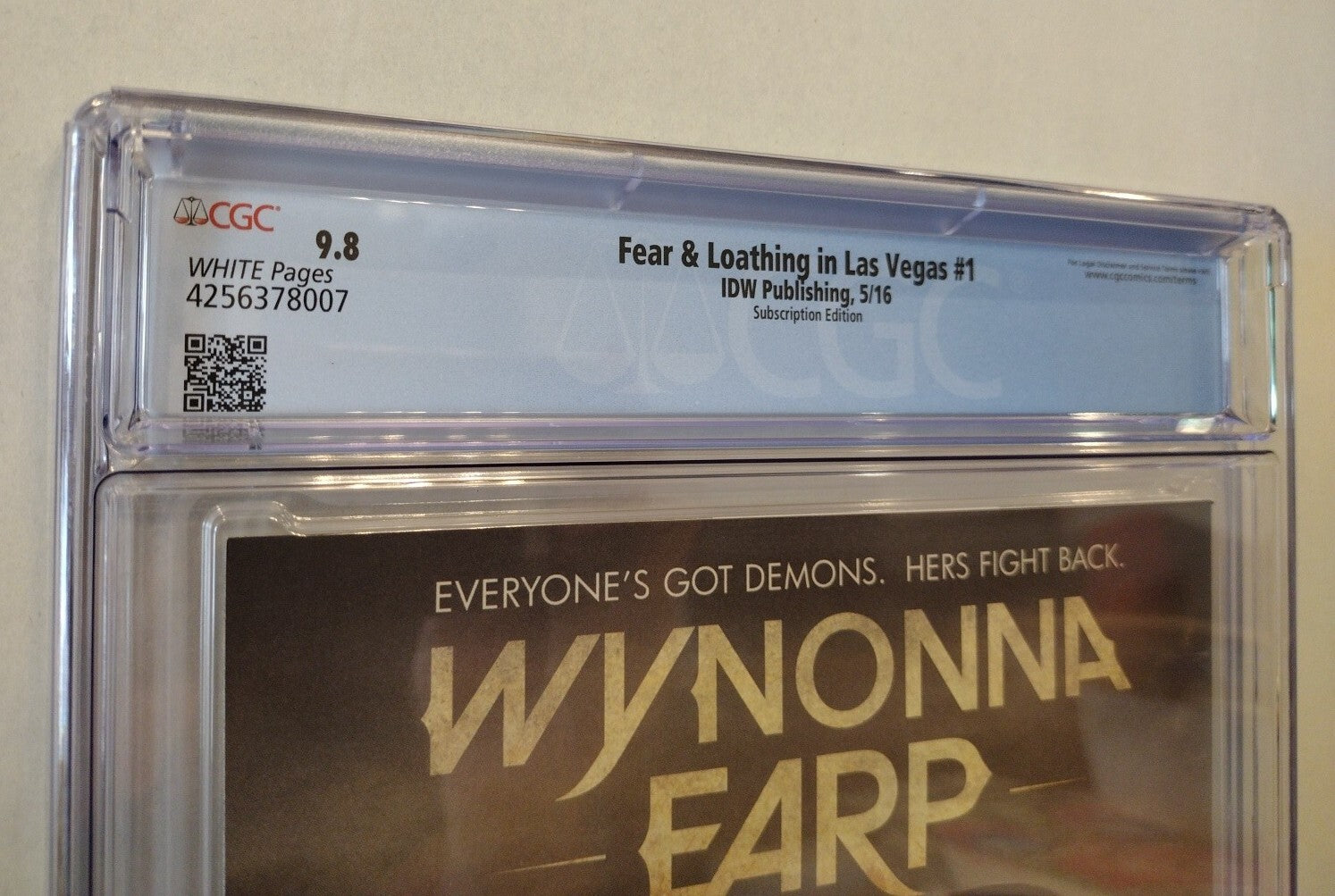 FEAR AND LOATHING IN LAS VEGAS #1 (2016) IDW Jim Mahfood Variant Comic CGC 9.8