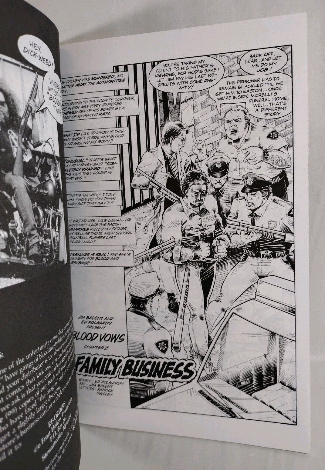 From the Darkness Book II Blood Vows (1992) 1 2 3 Complete Series CFD Jim Balent