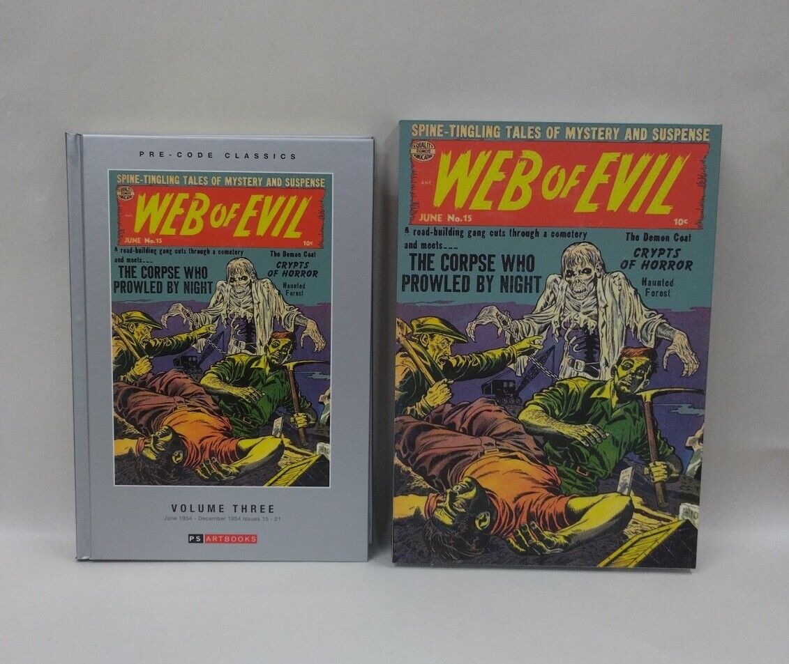 Web Of Evil Vol 3 Hardcover Slipcase Ed Issues: #15-21 Pre Code Horror Classics