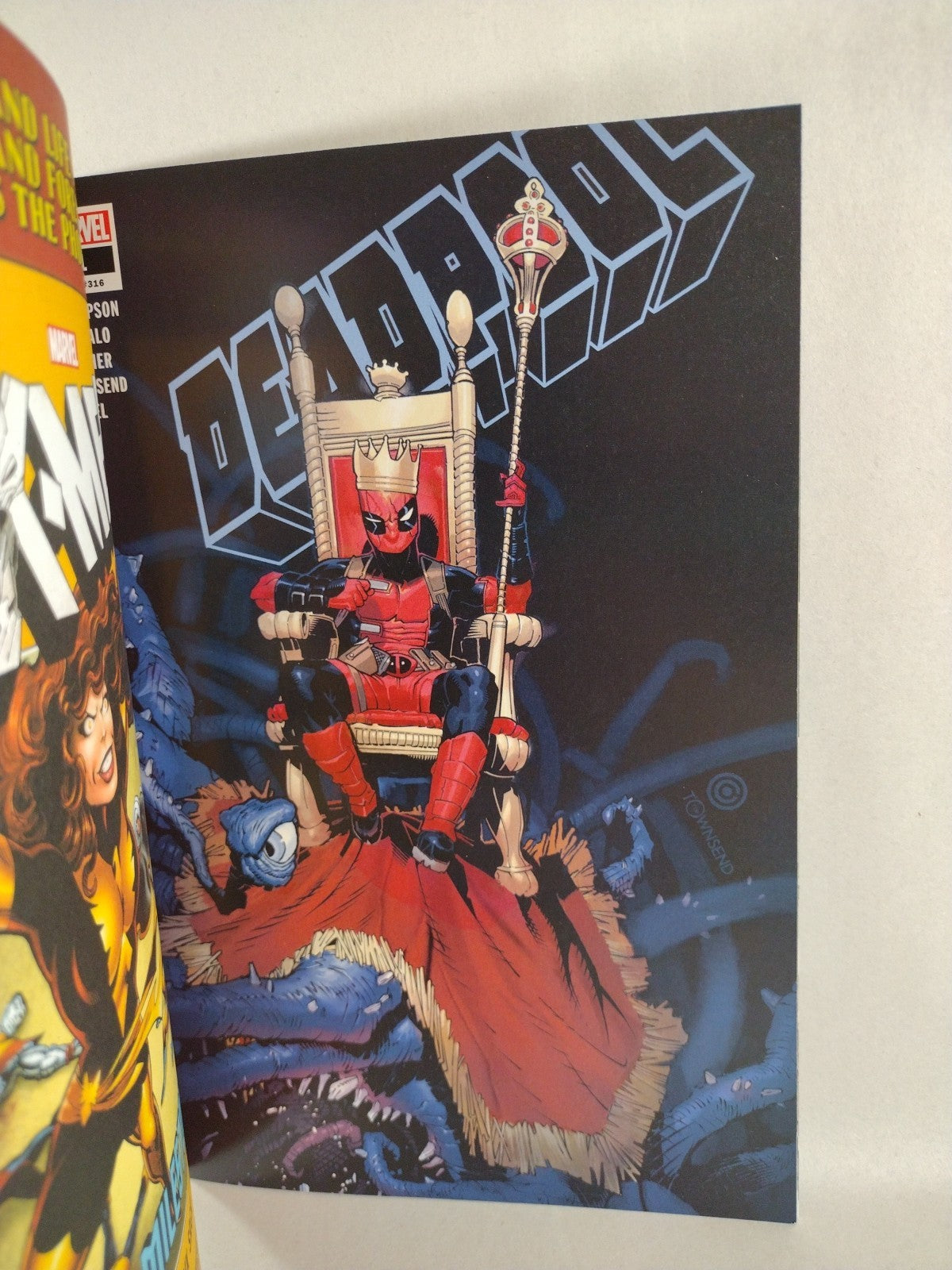 Deadpool #1 (2020) Marvel Comic Blank Sketch Cover LGY 316 NM