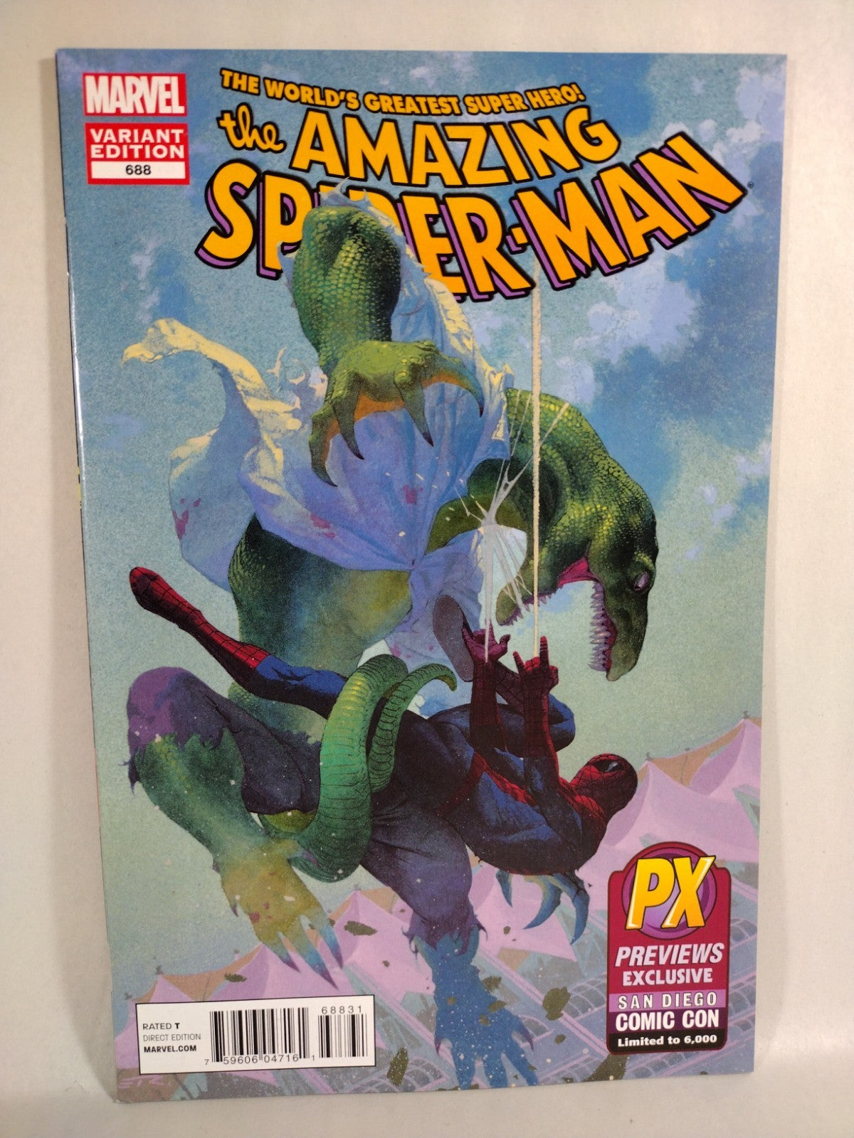 Amazing Spider-Man #688 (2012) Marvel Comic PX SDCC Ribic Variant Cover VF-NM