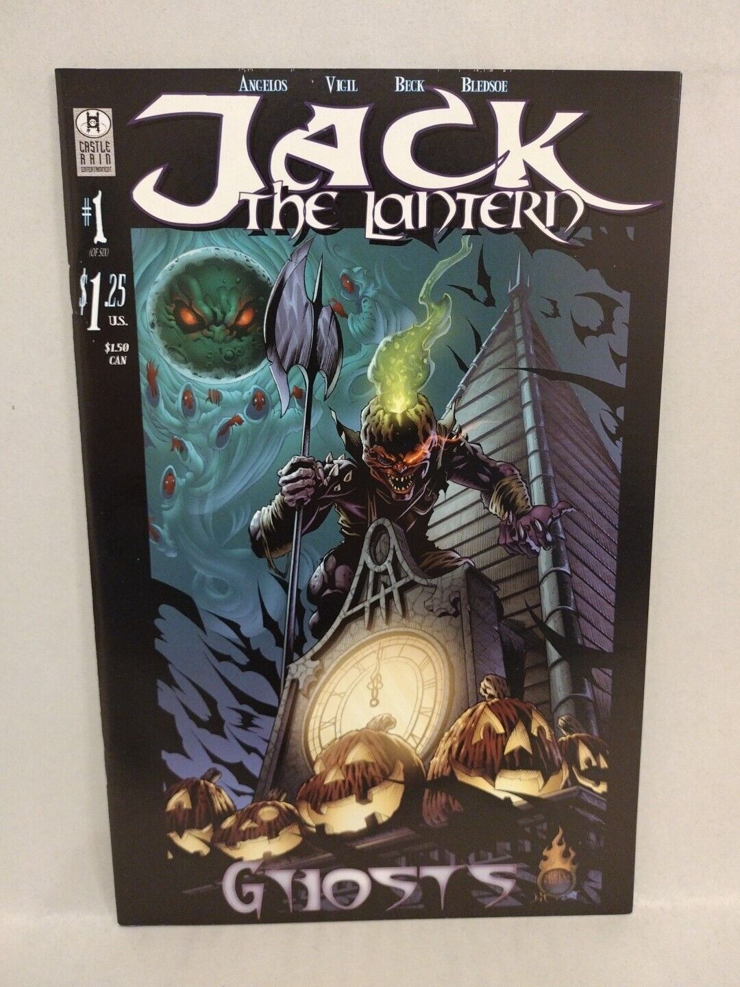 Jack The Lantern: Ghosts #1 (2006) Castle Rain Comic Angelos Tim Vigil Beck NM