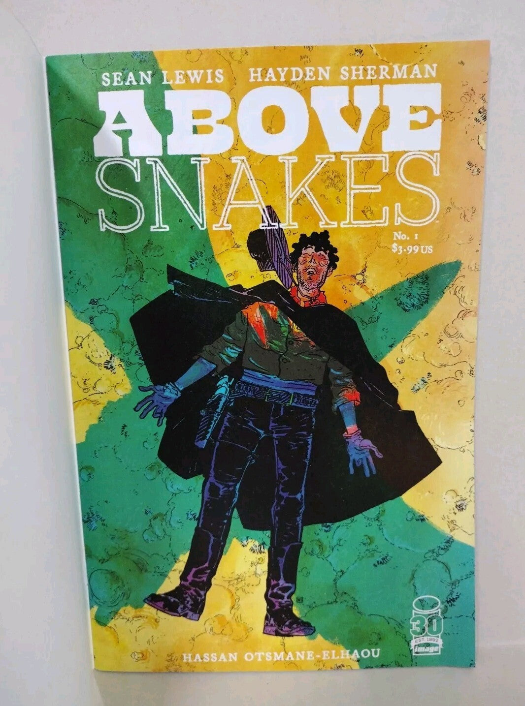 Above Snakes #1 (2022) Image Blank Cover Comic w Original Dirt Art Jose Guillen