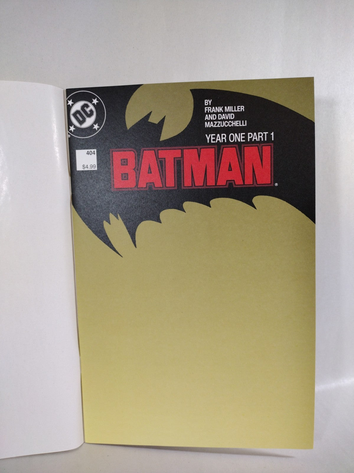 Batman #404 (2024) Year One Facsimile DC Comic Blank Sketch Cover Variant NM