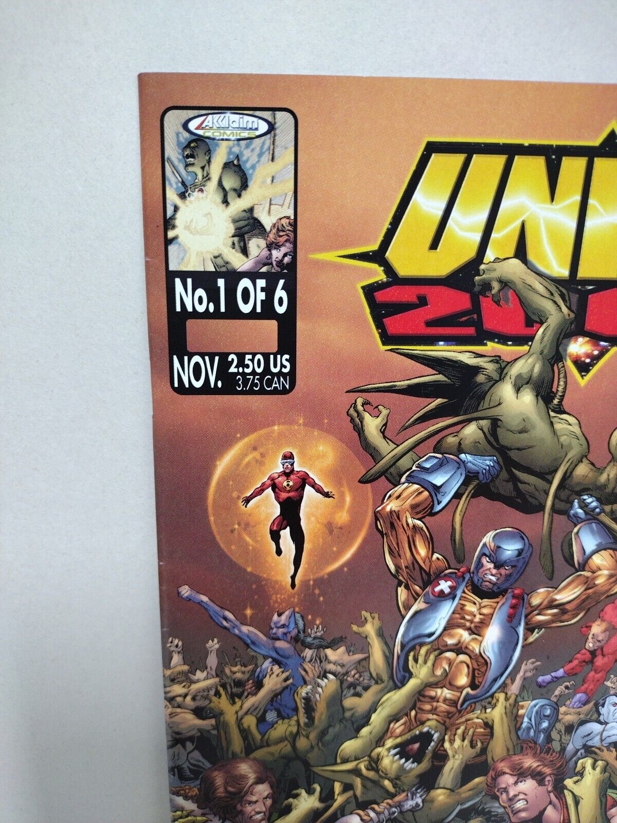 Unity 2000 (1999) Acclaim Valiant Comic Lot Set #1 Cover A #2 +Preview Book