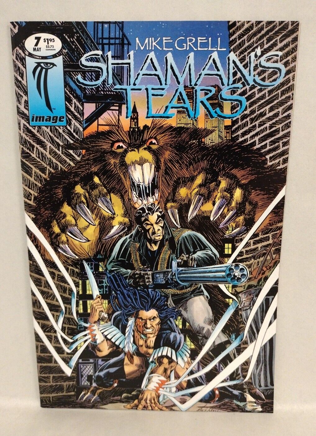 Mike Grell Shaman's Tears (1994) Image Comic Lot Set #3 4 5 6 7 Jon Sable X-Over