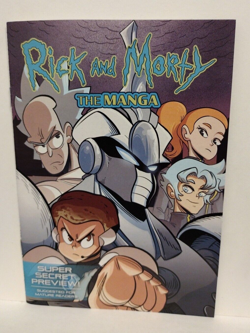 Rick And Morty Manga (2023) ONI Super Secret Ashcan Comic 1 Per Store Preview NM