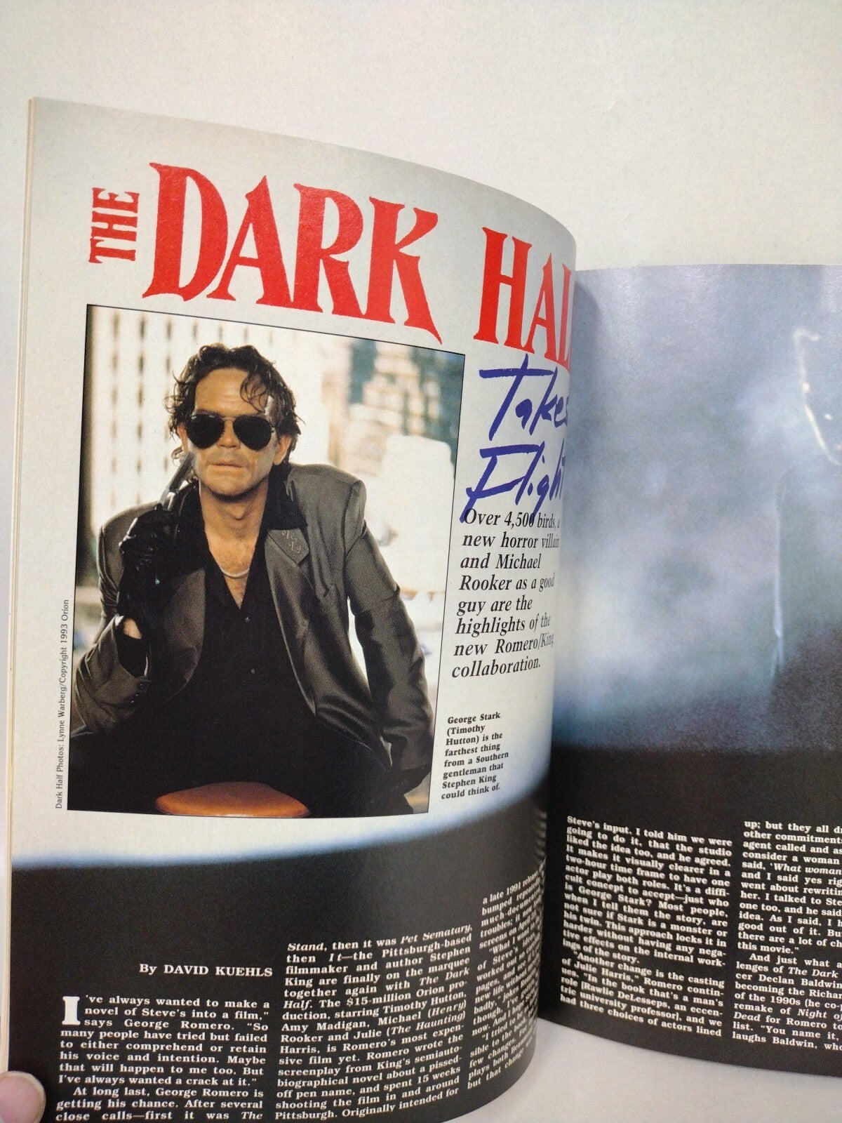FANGORIA Magazine #121 (1993) Dark Half Dead Alive Warlock Armageddon AOD VF