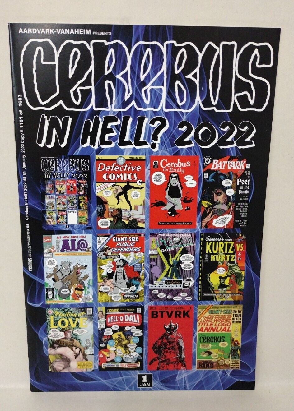 Cerebus in Hell? 2022 #1 VF/NM; Aardvark-Vanaheim | 58 LTD #'d 1101/1683 