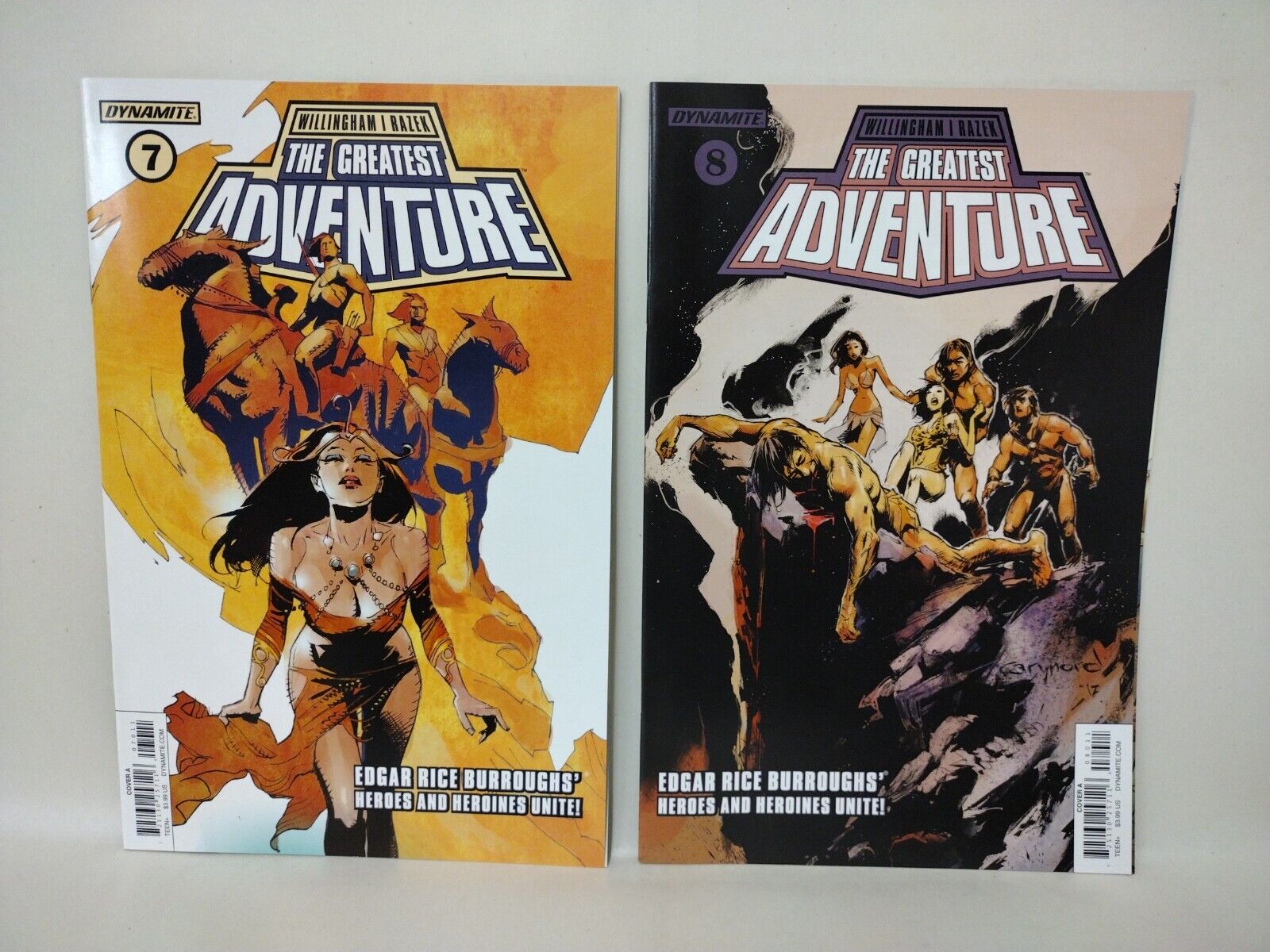 The Greatest Adventure (2017) Dynamite Ent Complete Comic Set #1-9 ERB Heroes