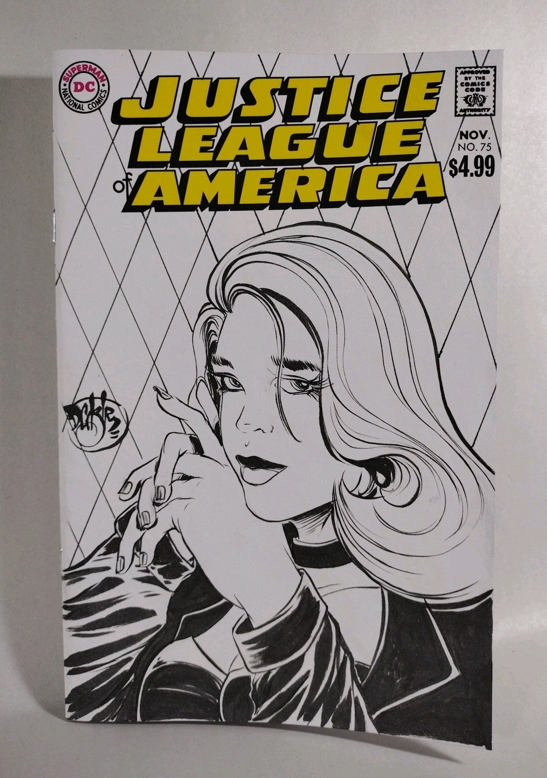 Justice League Of America Facsimile #75 (2026) DC Sketch Cover W Original Art