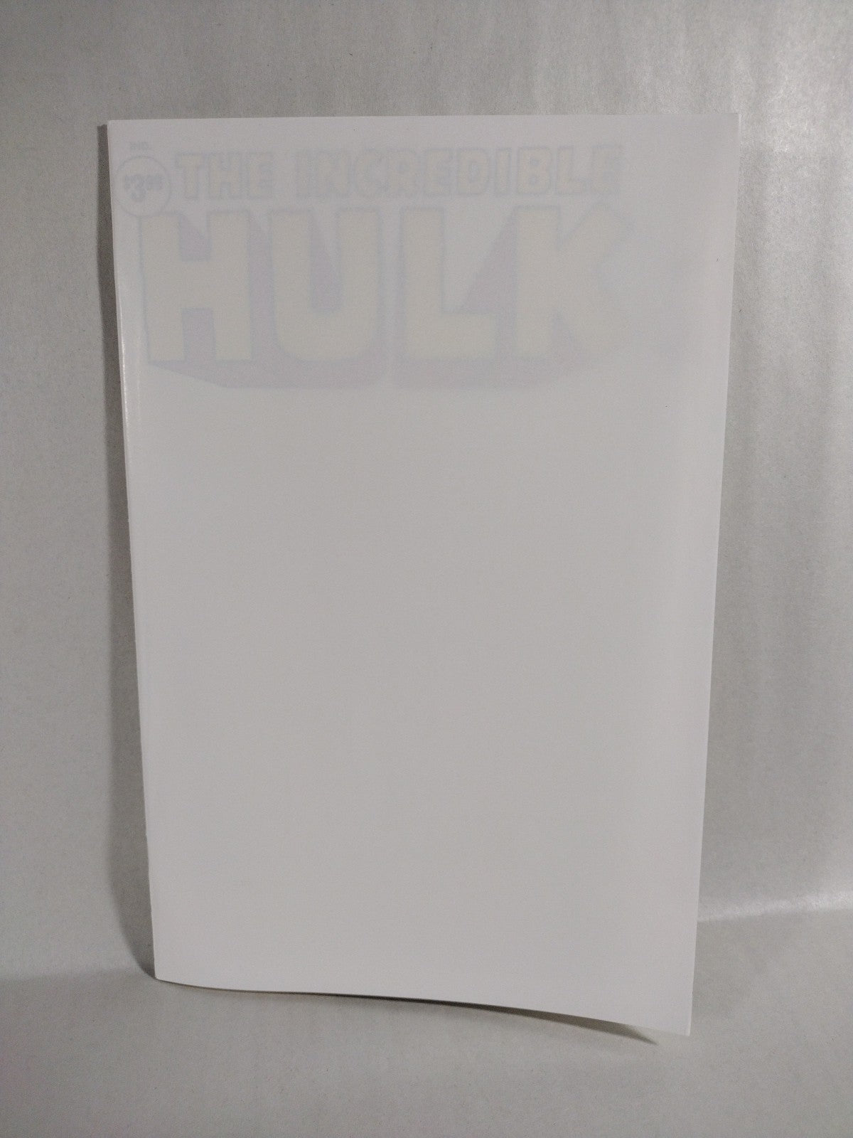 Incredible Hulk #1 (2019) Marvel Facsimile Comic Blank Sketch Variant New NM