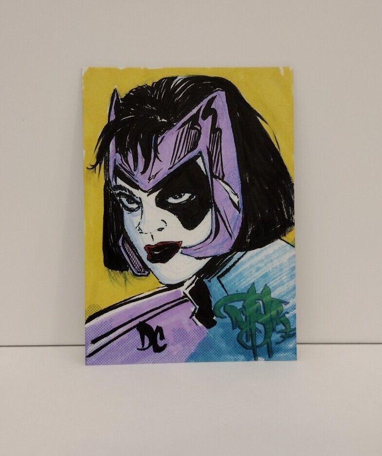 DCastr Iron Claw Series Personal Sketch Card Original 1/1 Domino Art W Holder