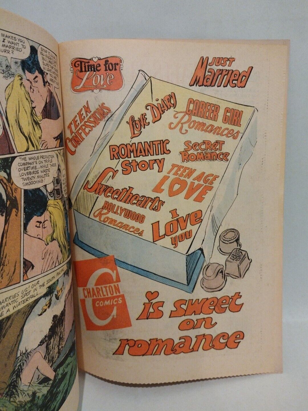 Hollywood Romances #54 (1970) Charlton Comic F-VF