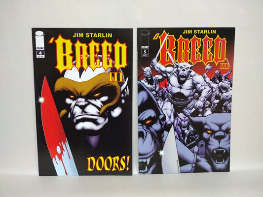 Breed III (2011) Image Comic Lot #4 5 Jim Starlin Last Issues VF-NM